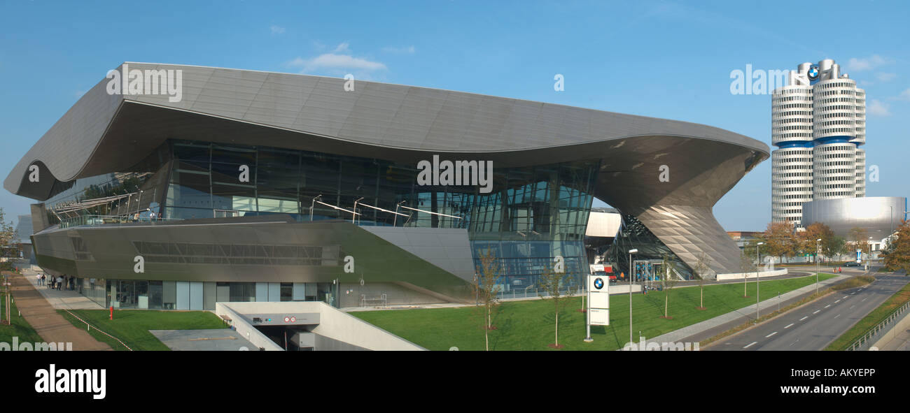 BMW Welt, Georg-Brauchle-Ring, Munich, Bayern, Deutschland Banque D'Images