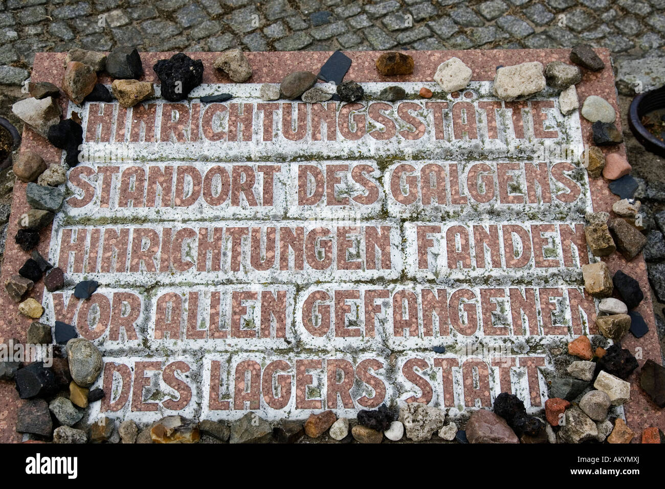 Mémorial du camp de concentration, Sachsenhausen, Oranienburg, Brandebourg, Allemagne Banque D'Images