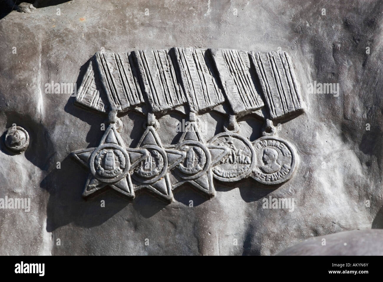 Monument commémoratif de guerre soviétique, Treptow, Berlin, Allemagne Banque D'Images