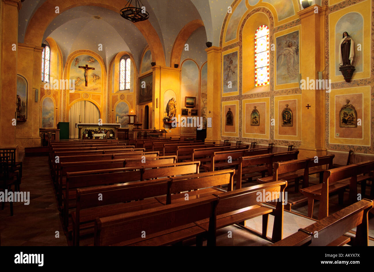 La France, Var, presqu' île de Giens, dans l'église du village de Giens Banque D'Images