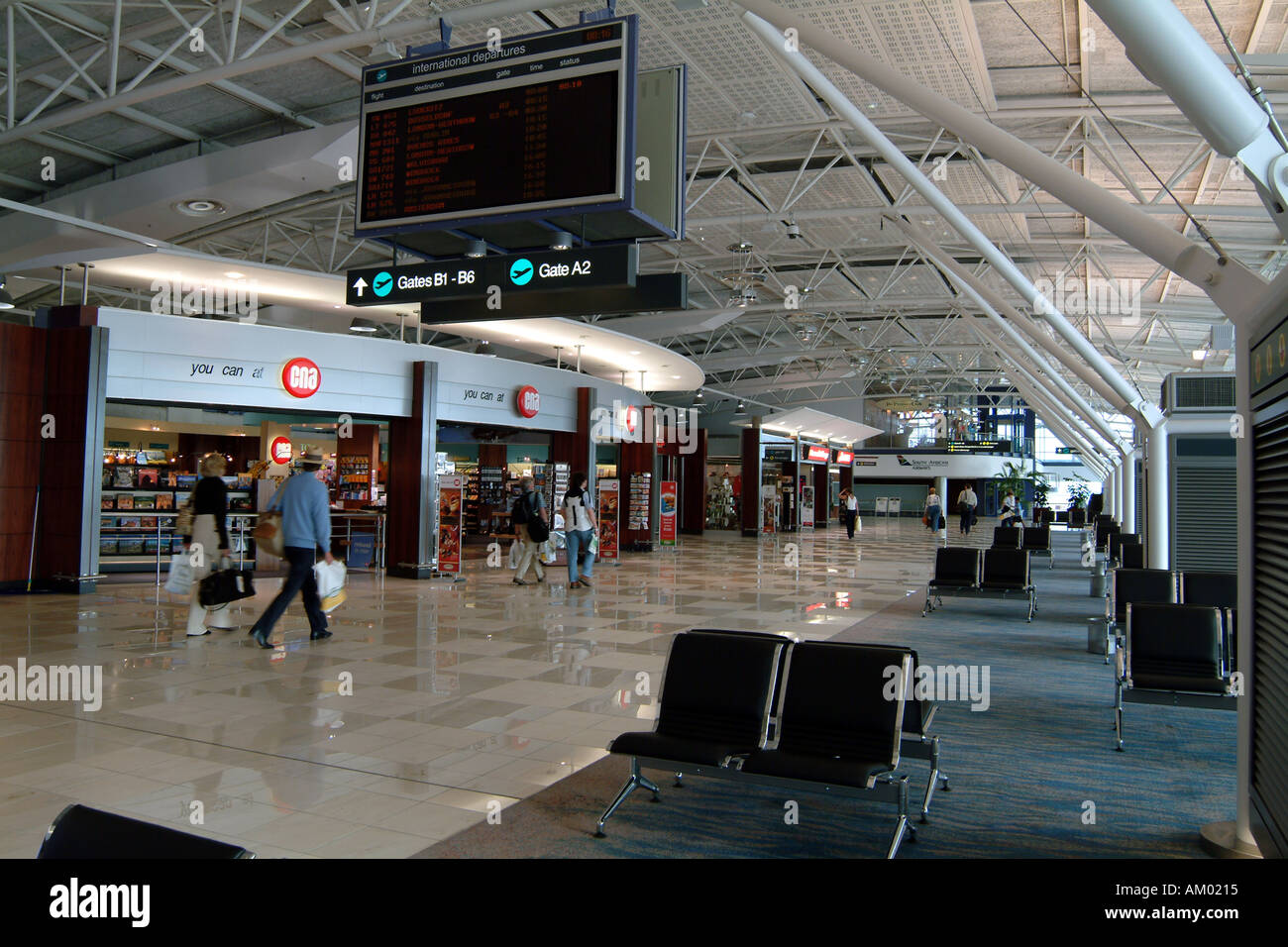 Cape Town International Airport New Departure Lounge Afrique du Sud RSA Banque D'Images