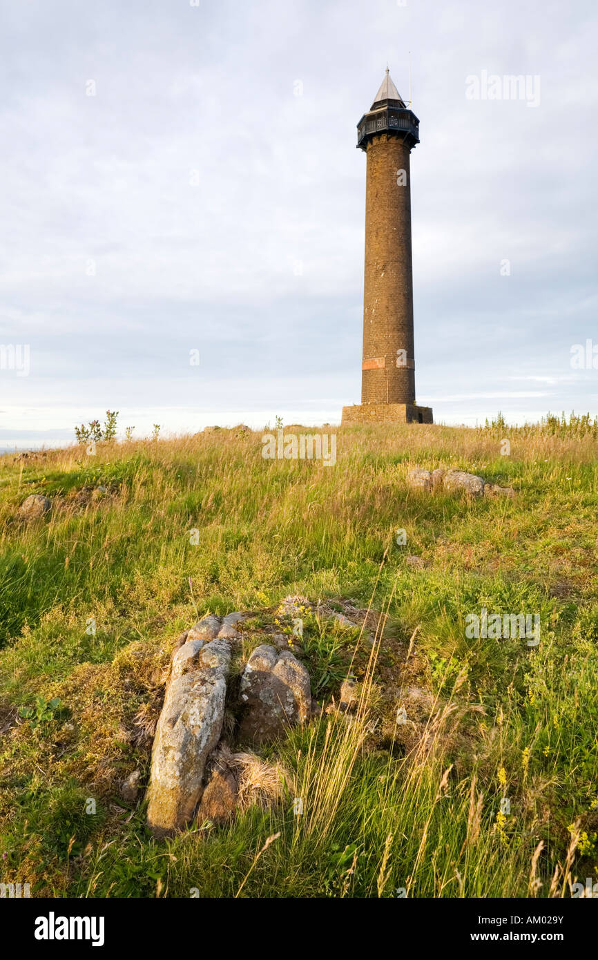 Le monument de Waterloo au sommet de Peniel Heugh dans la région des frontières sud de l'Ecosse Banque D'Images