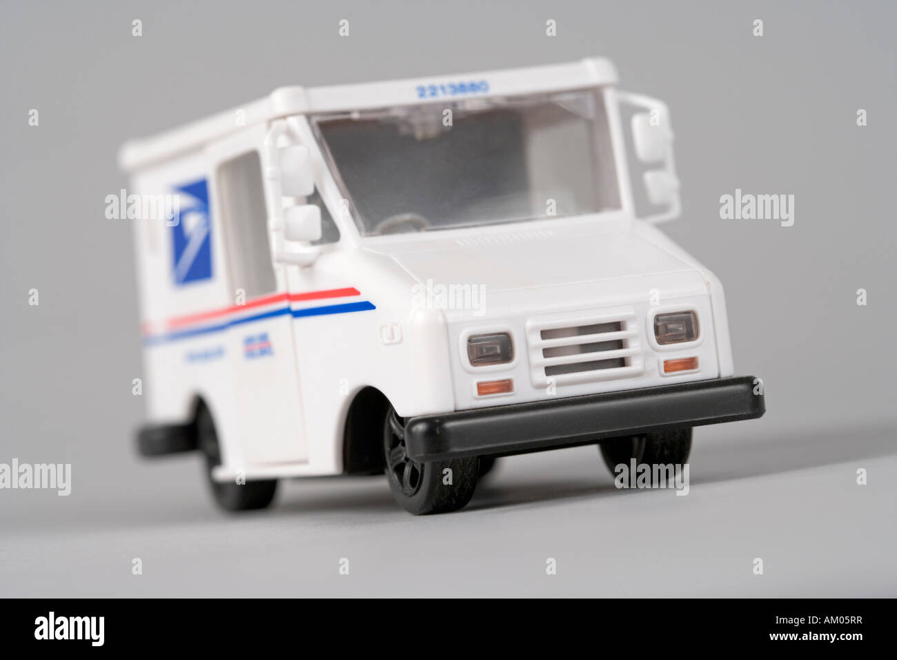 Camion-jouet courrier Banque D'Images