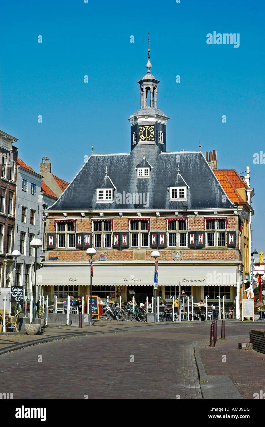 Restaurant, Vlissingen, la Zélande, la Hollande, les Pays-Bas Banque D'Images