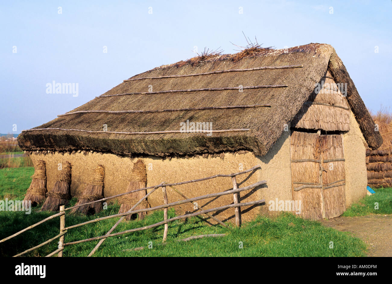 En France, en Vendée, la barre de Monts, le Daviaud, l'Écomusée Marais-Breton Banque D'Images