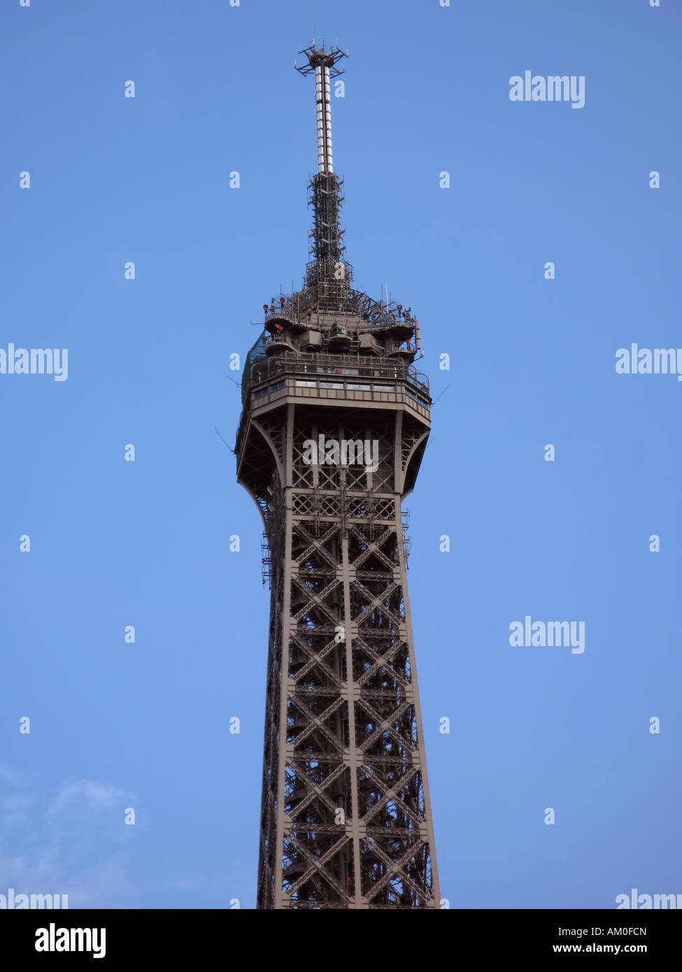 Détail de la tour Eiffel, Paris France Banque D'Images