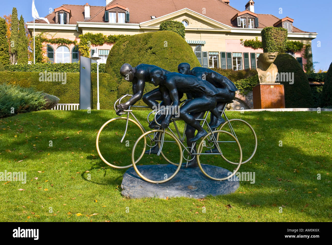 Mémorial à vélo, Musée d Olymique, Musée Olympique, Lausanne, Suisse Photo  Stock - Alamy
