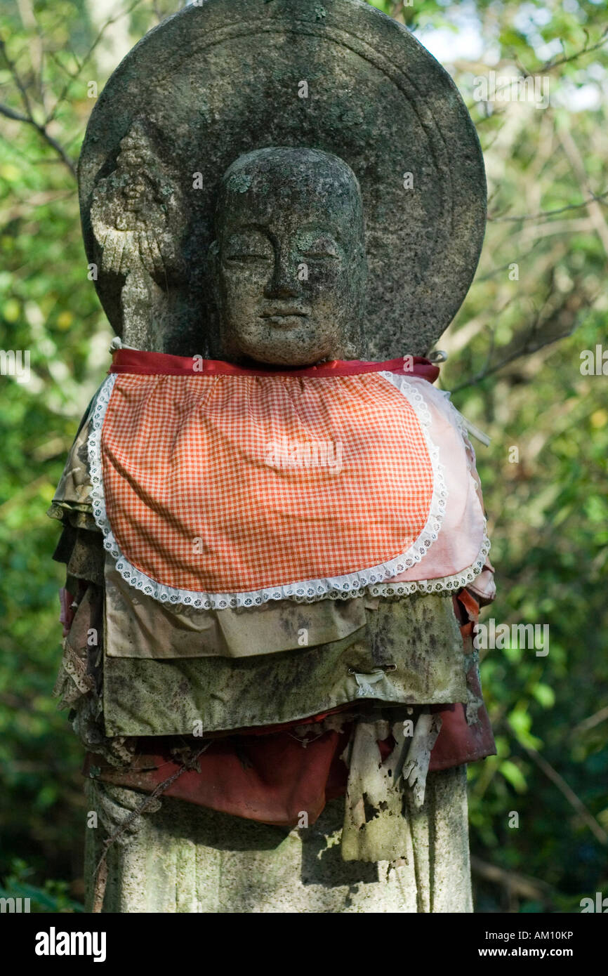 Statue Jizo Hasedera Sakurai Japon Banque D'Images