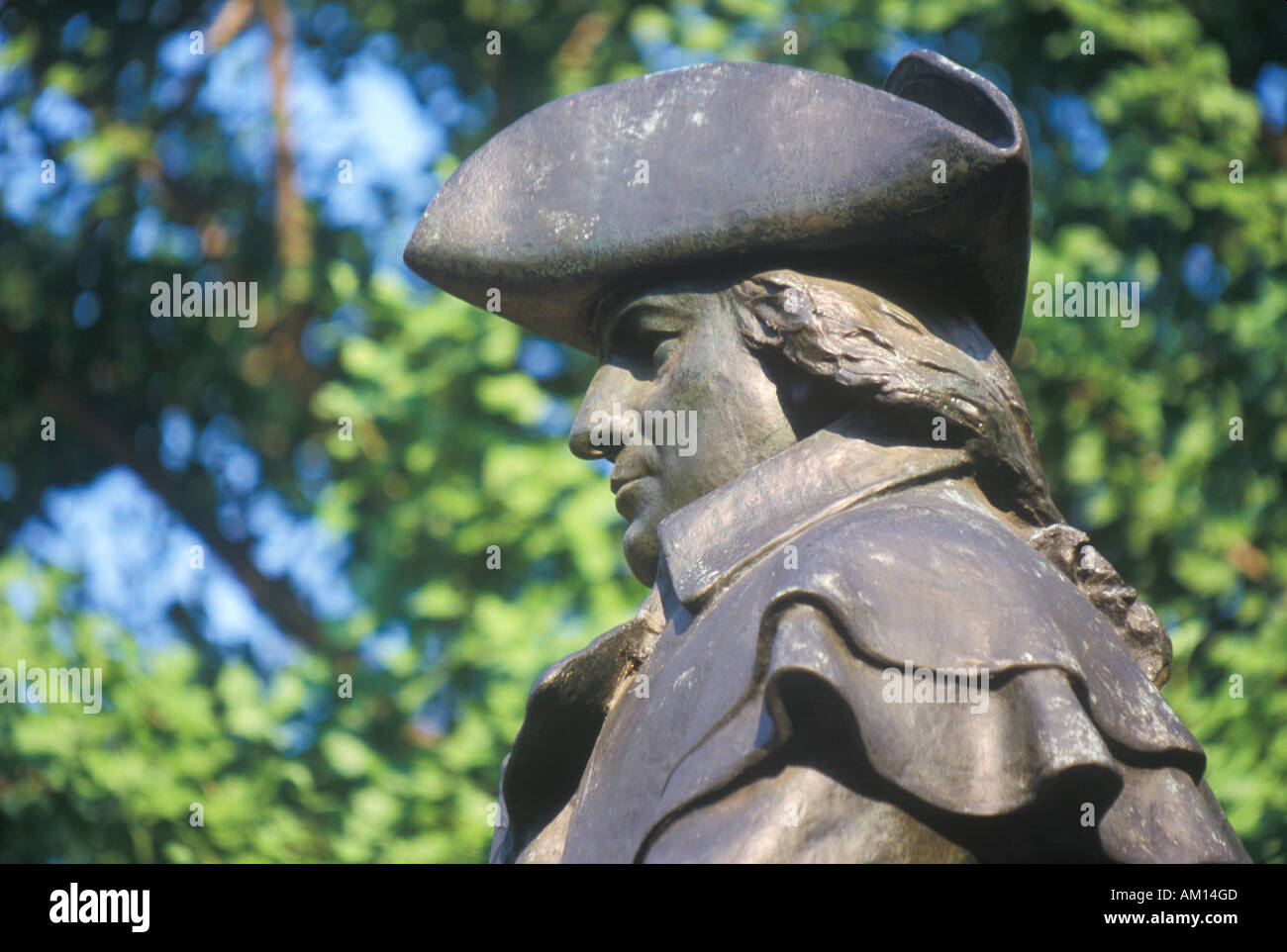 Statue de Robert Morris père fondateur et signataire de la Déclaration d'Indépendance Banque D'Images