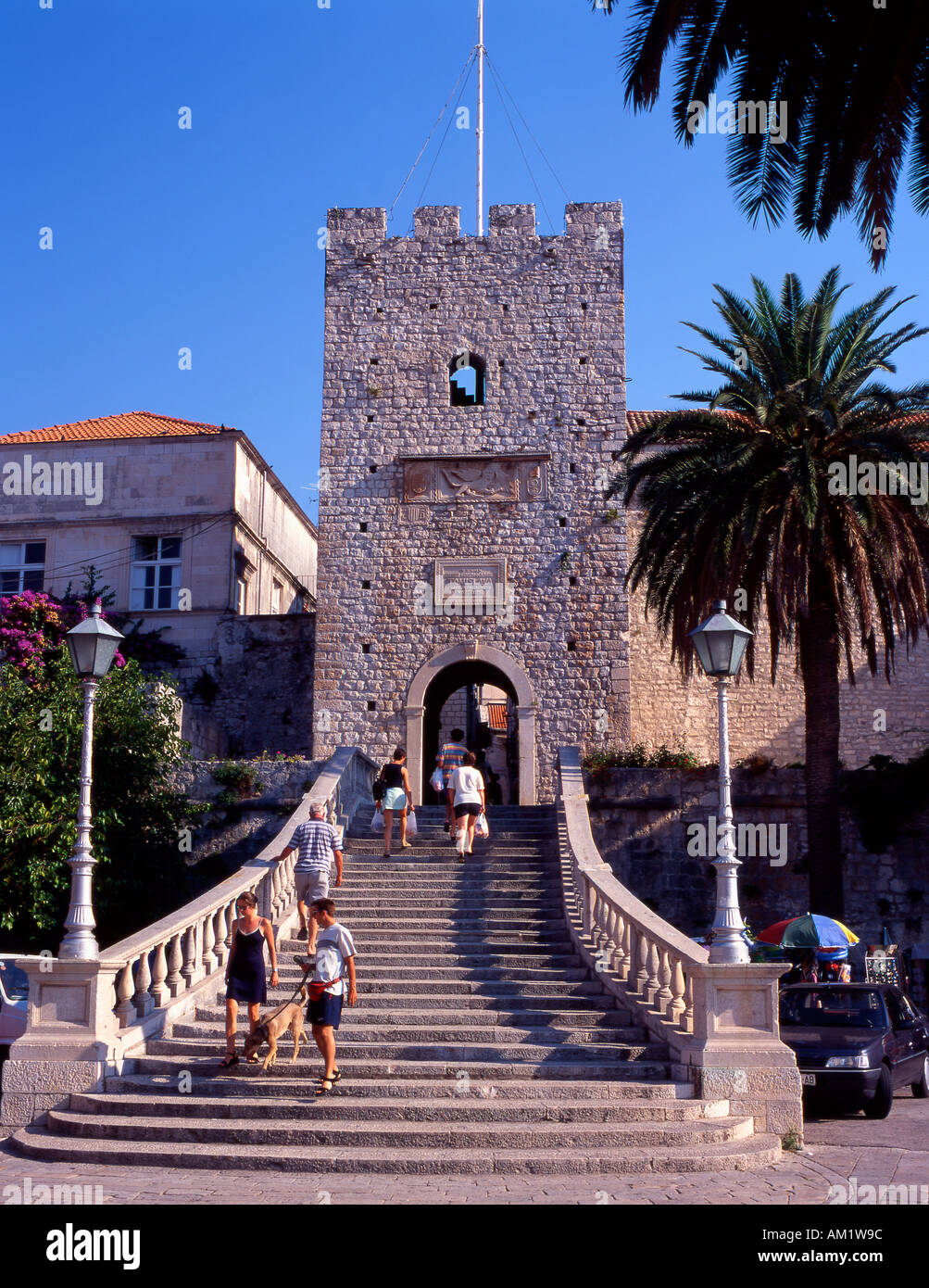 Korcula Croatie Banque D'Images