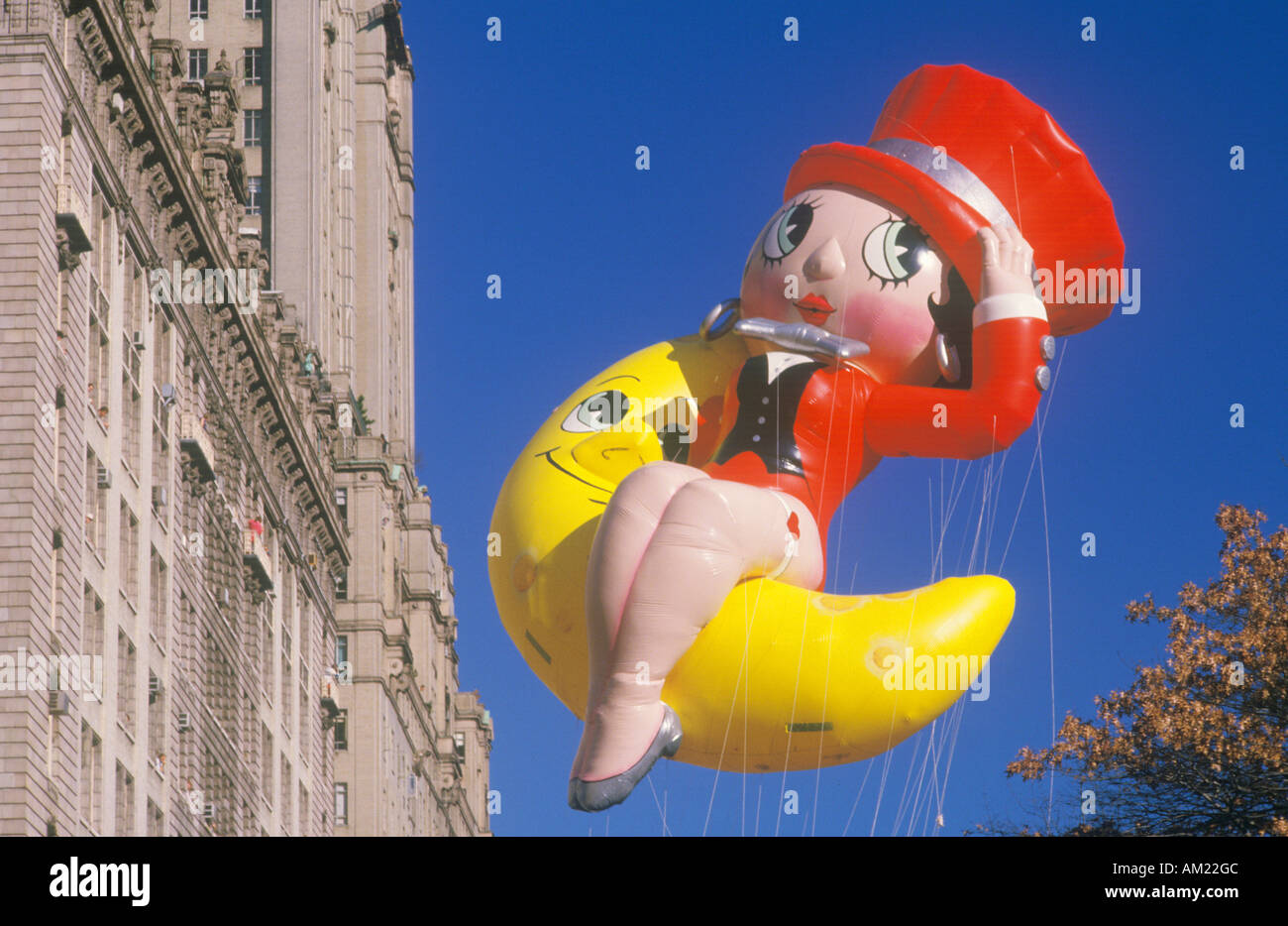 Betty Boop Balloon in Macy s Thanksgiving Day Parade New York New York Banque D'Images
