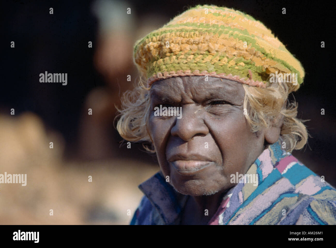 L'AUSTRALIE L'Australie du Sud Oak Valley gens Portrait de femme ...