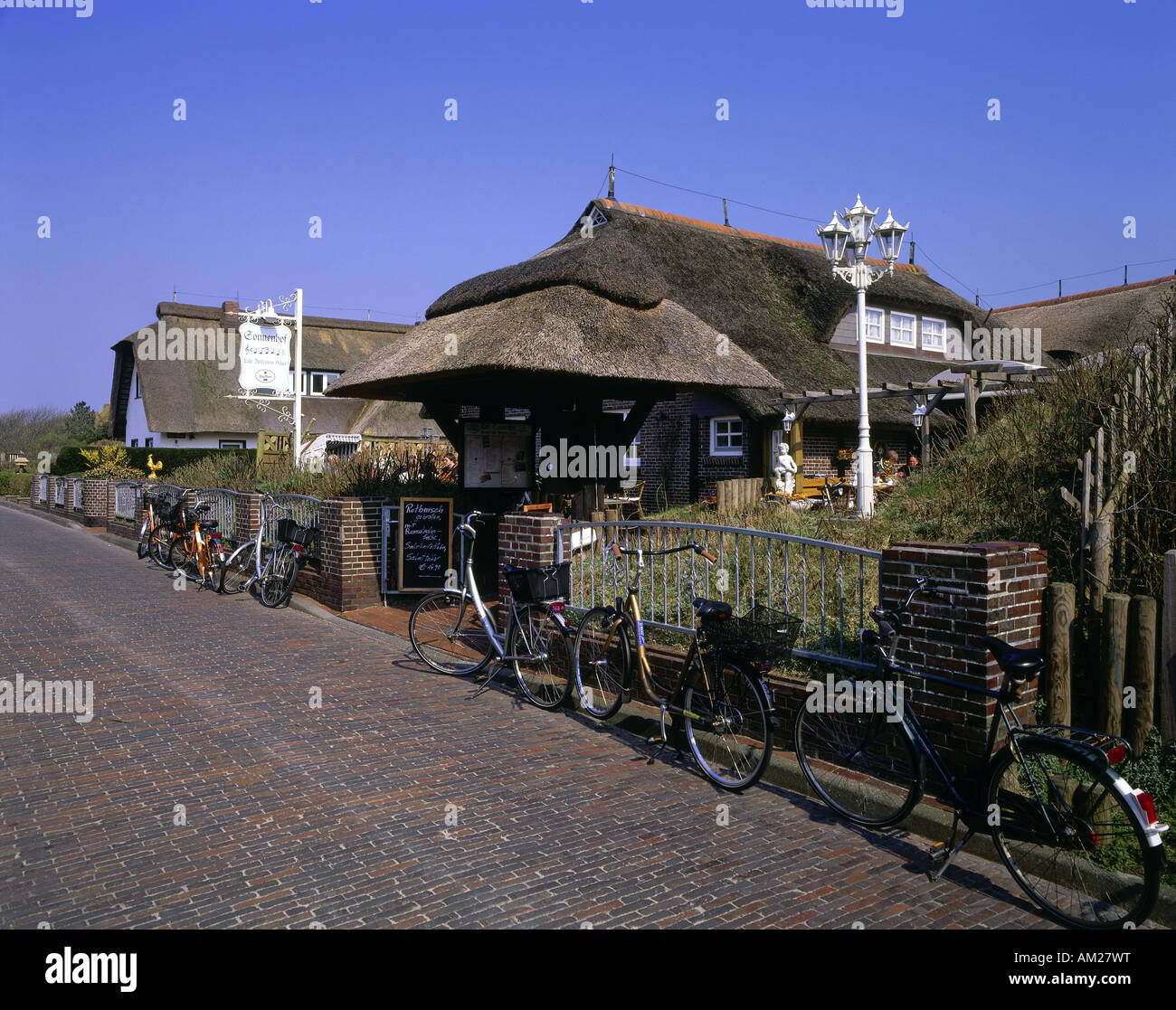 Géographie / voyage, ALLEMAGNE, Basse-Saxe, Langeoog, gastronomie, restaurant "onnenhof", ancienne résidence de Lale Andersen,-Additional-Rights Clearance-Info-Not-Available Banque D'Images