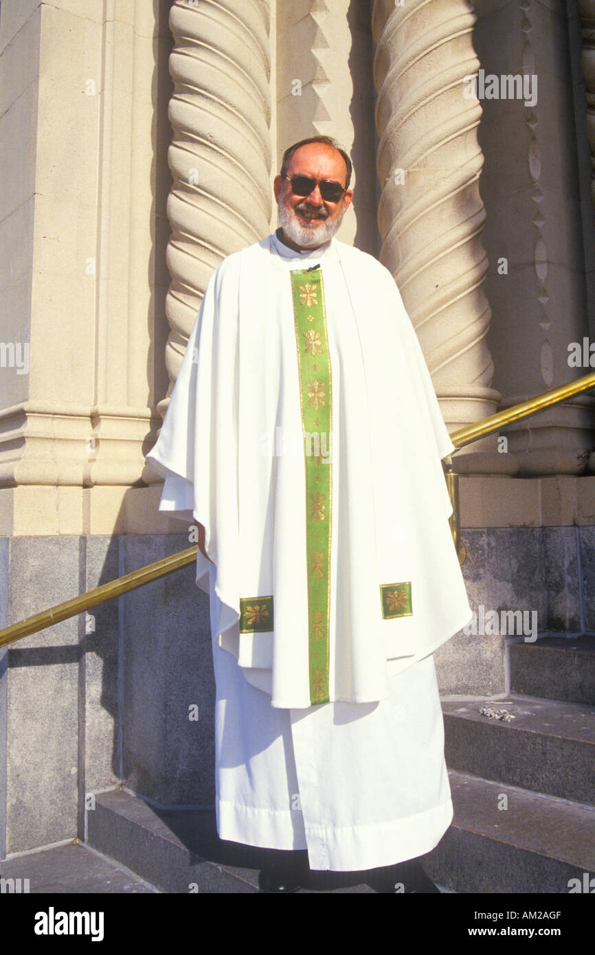 Dimanche matin à l'église St Pierre et Paul, église de San Francisco Californie Banque D'Images
