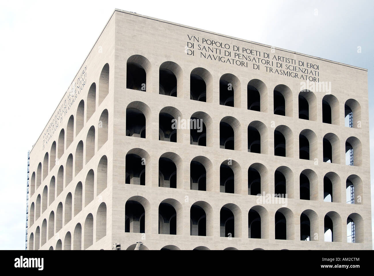 Coliseum Square - Colosseo Quadrato - Palazzo della Civiltà del Lavoro Banque D'Images