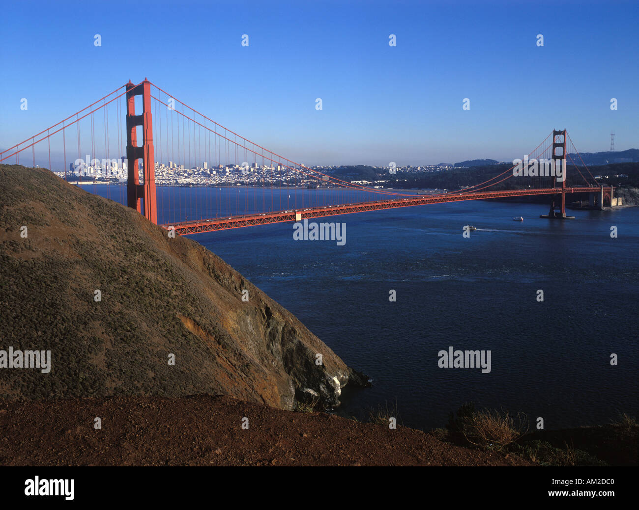 Le Golden Gate Bridge San Francisco California USA Banque D'Images