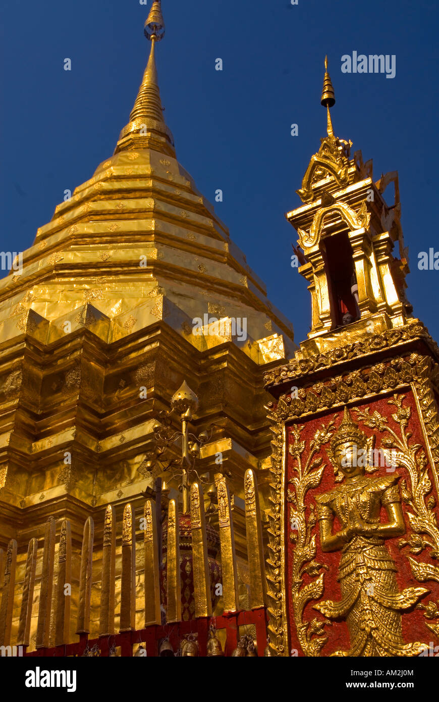 Le temple Doi Suthep Chiang Mai Thaïlande Asie du sud-est Banque D'Images