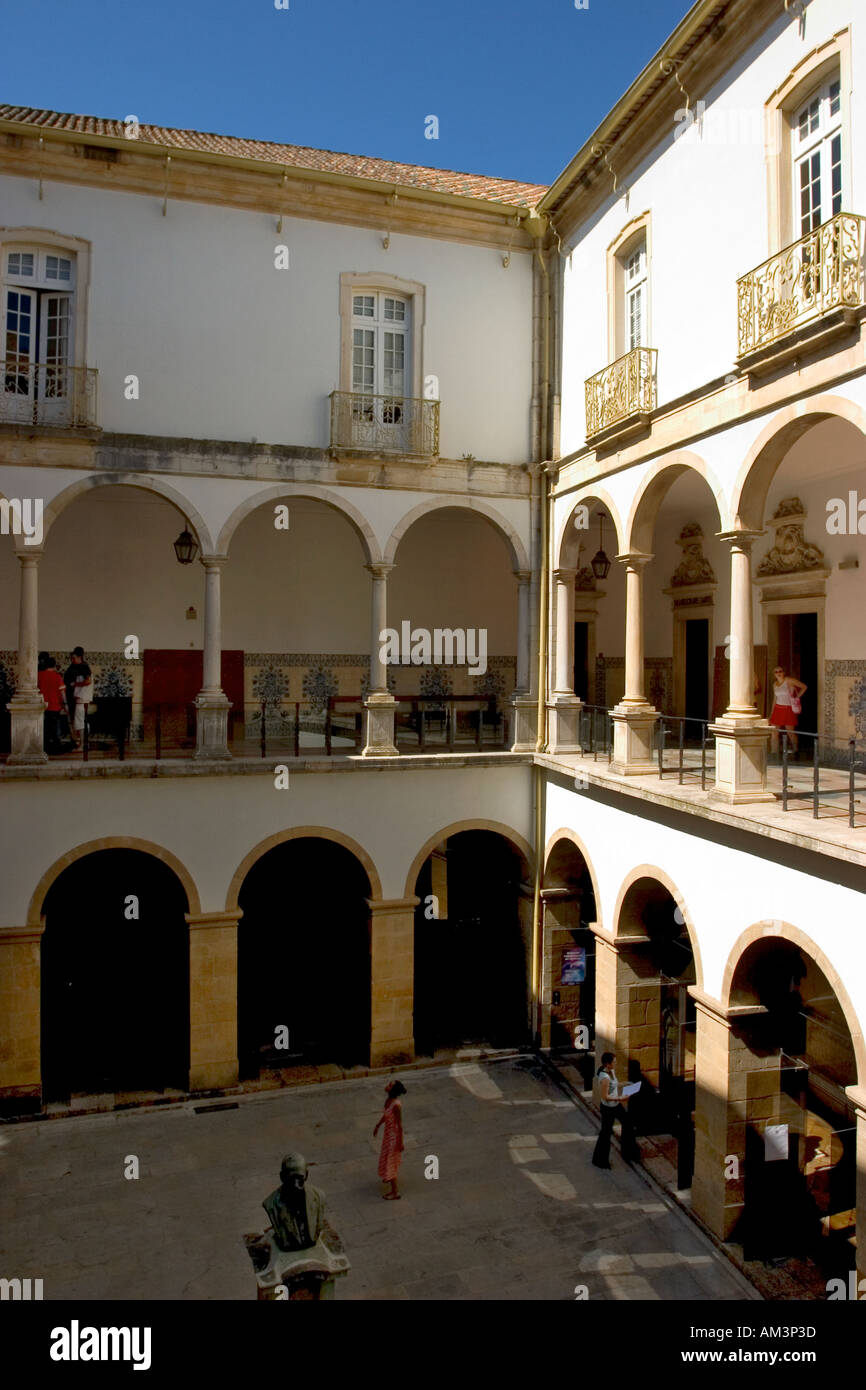 L'université de Coimbra au Portugal Banque D'Images