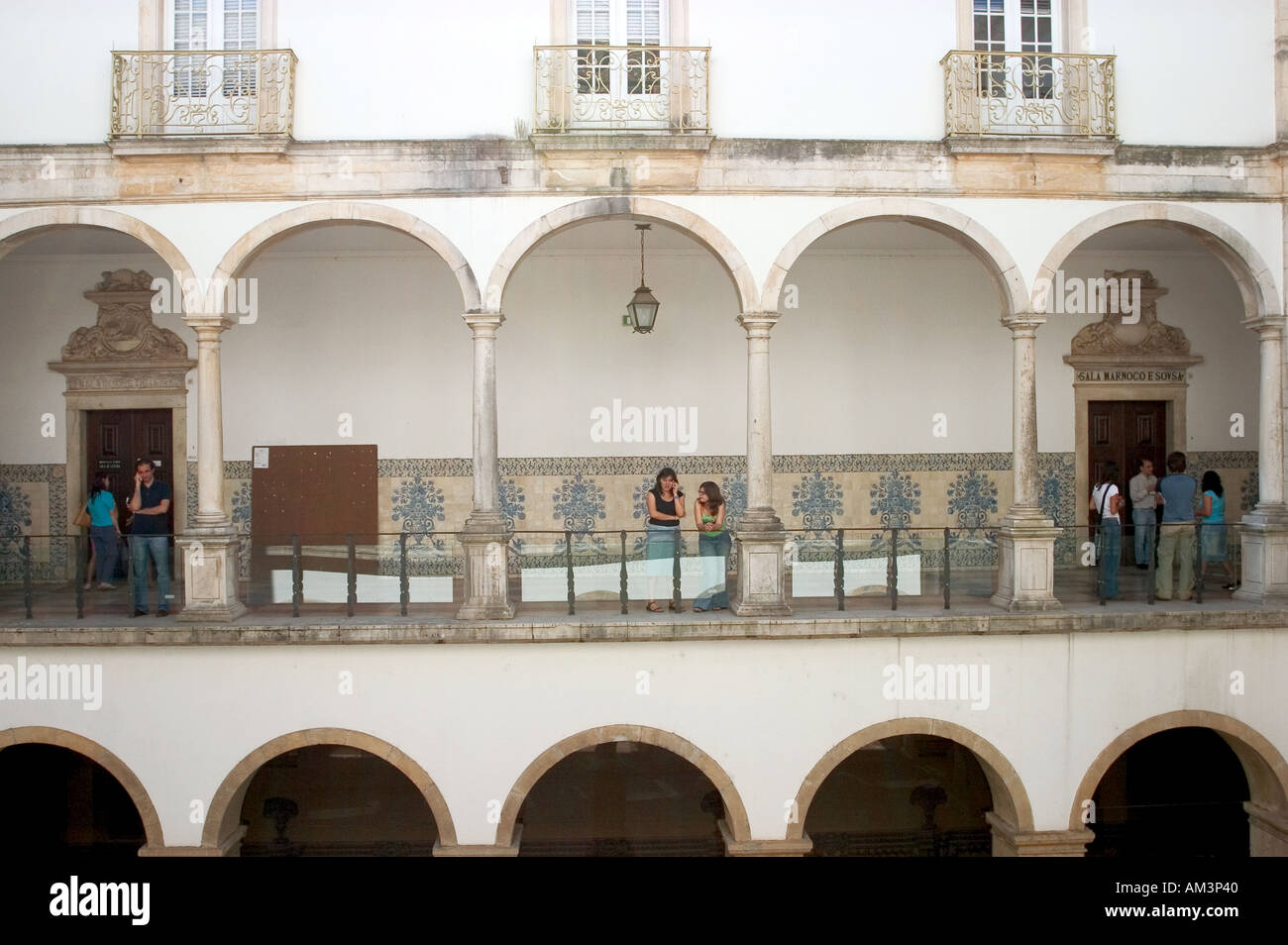 L'université de Coimbra au Portugal Banque D'Images