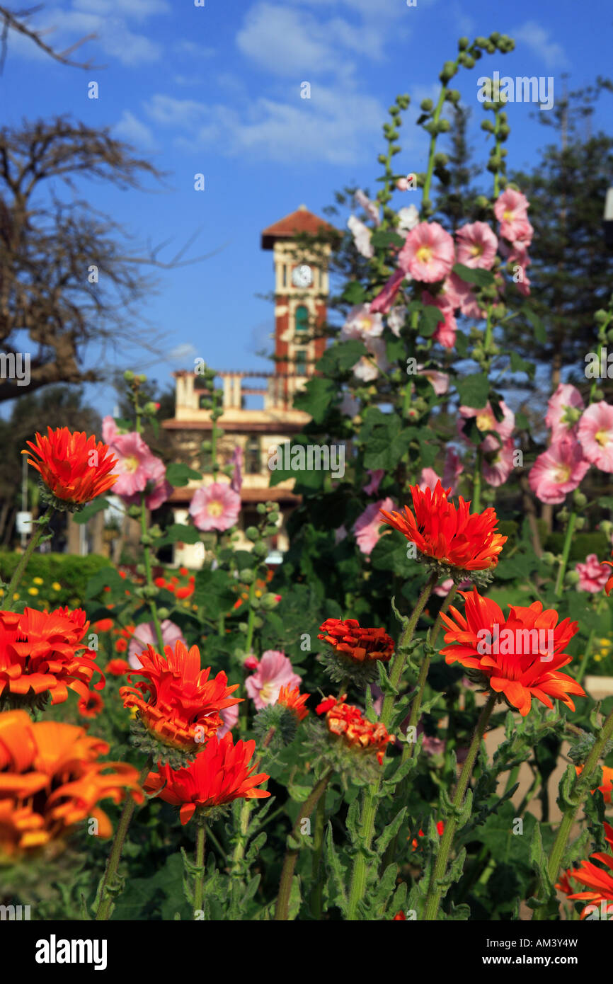 L'Égypte, la côte Méditerranéenne, Alexandrie, Palais Montazah Park, anciennement propriété du roi Farouk Banque D'Images