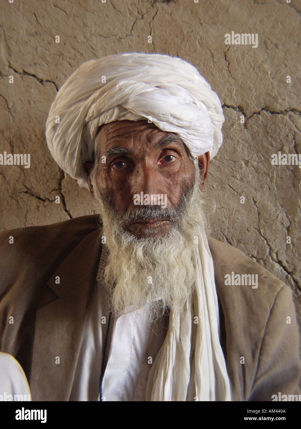 Vieil homme l'Afghanistan Banque D'Images