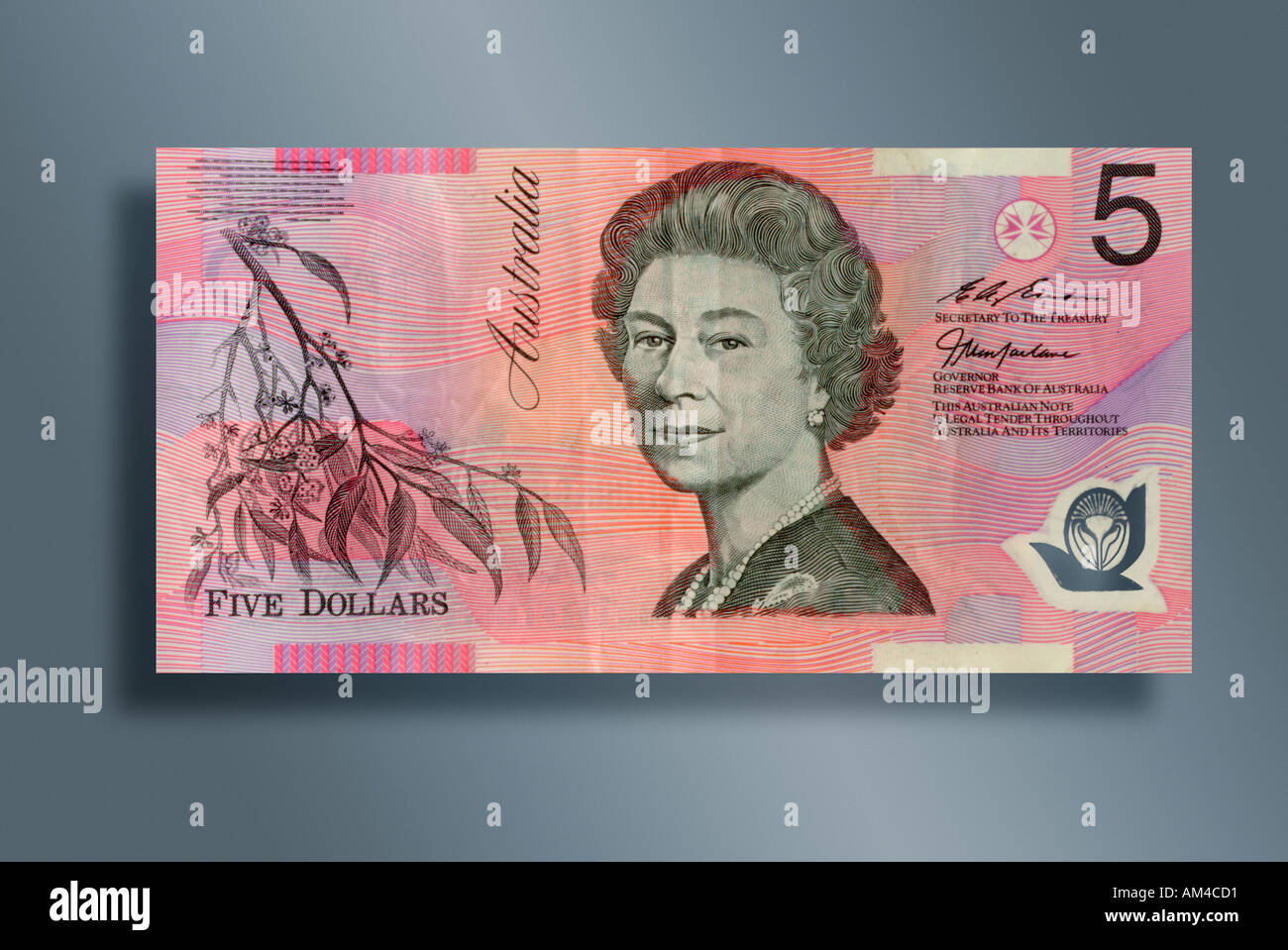 5 dollar bill de l'Australie Banque D'Images