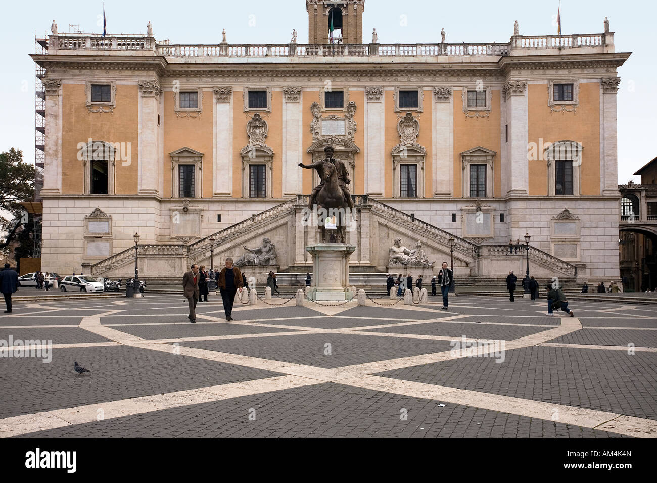 Piazza del Campidoglio, Rome, Italie Banque D'Images