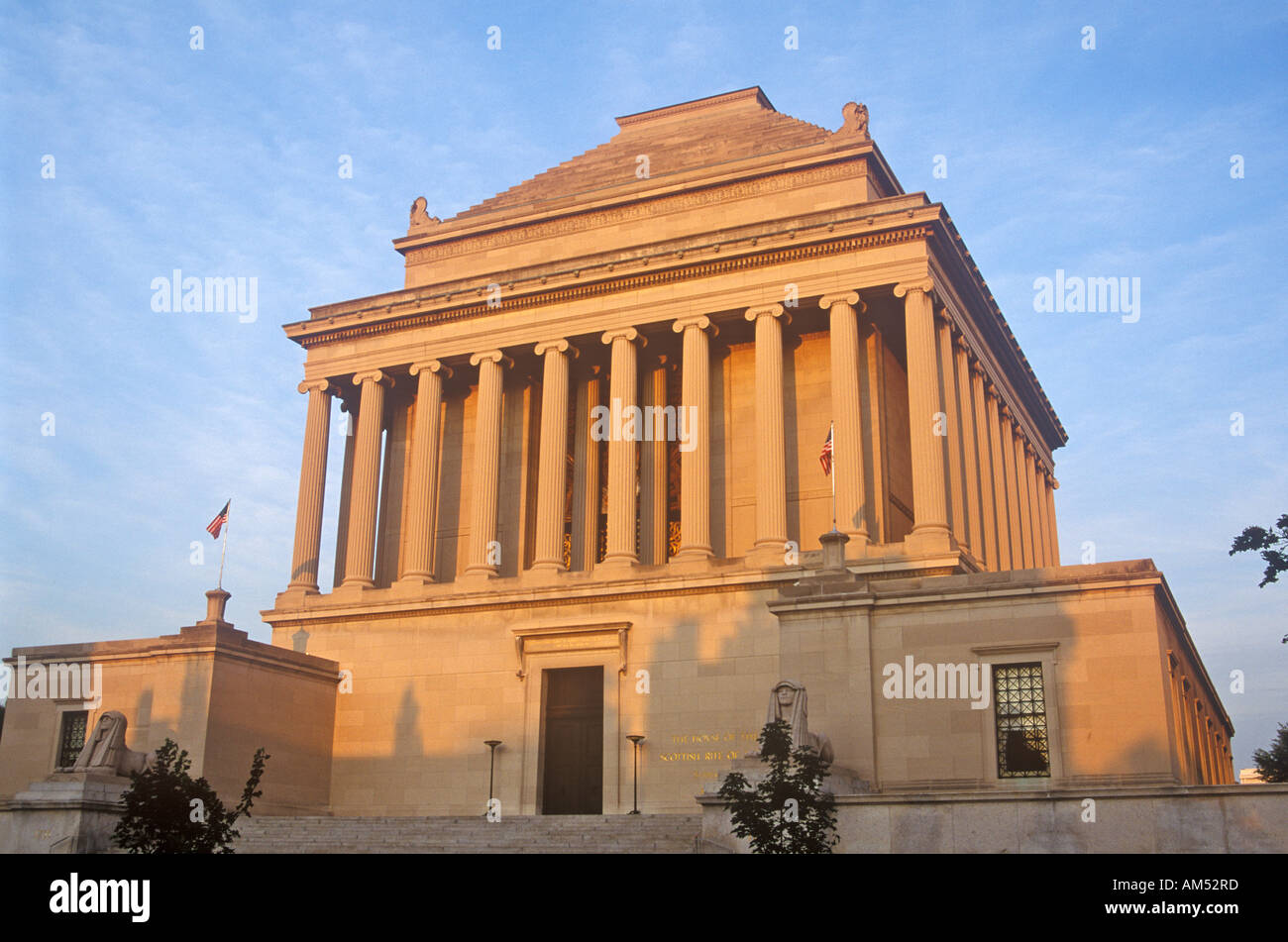 Scottish Rite Temple Washington DC Banque D'Images