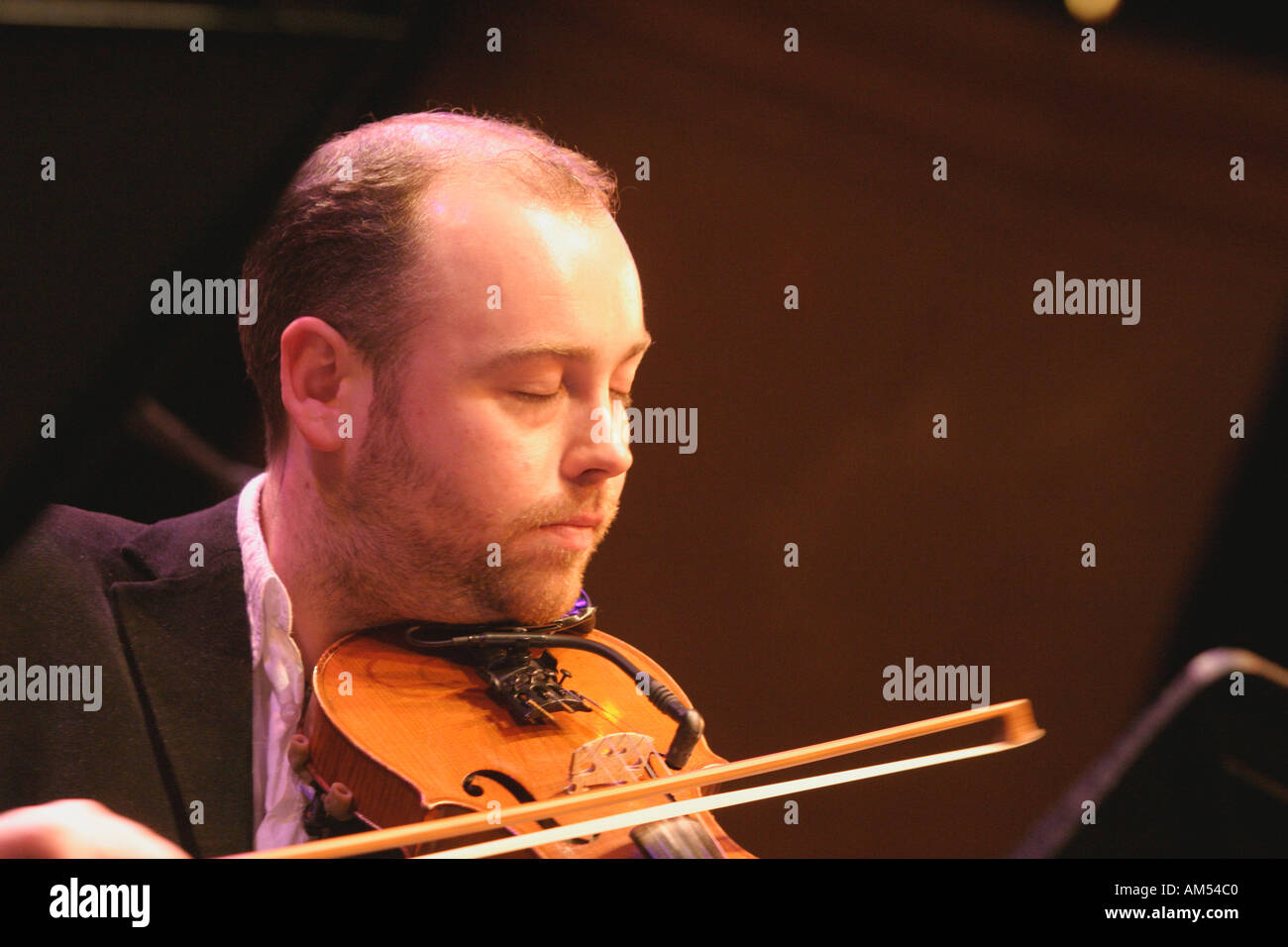 Aidan O Rourke au festival Celtic Connections 2004 Banque D'Images