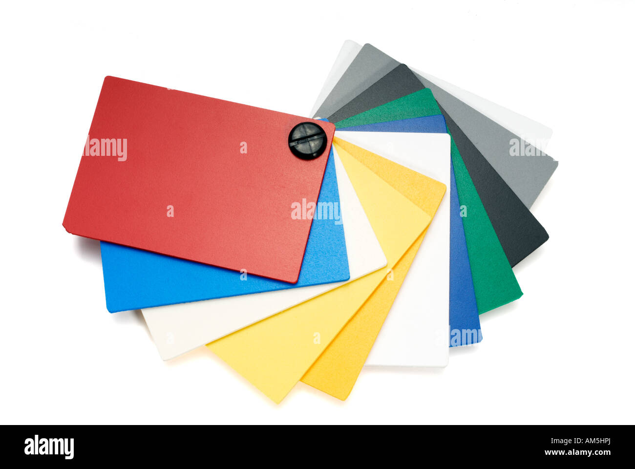 Les échantillons de couleur en Plastique Mixte Banque D'Images