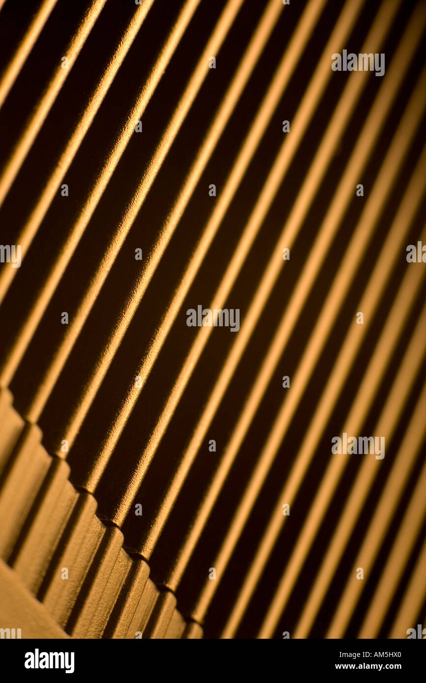 Dissipateur de chaleur d'or hard ware Banque D'Images