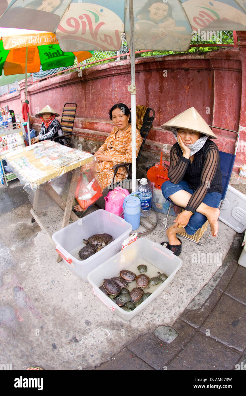 La sauvette à Saigon, Vietnam, Asie Banque D'Images