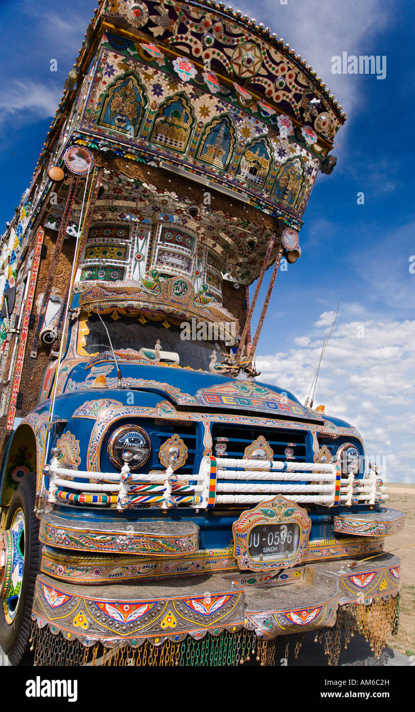 Chariot à l'pakistanais peint Smithsonian Folklife Festival 2007 Banque D'Images