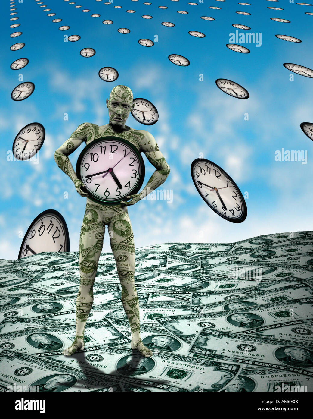 Temps est de l’argent Banque D'Images Temps est de l’argent Banque D'Images