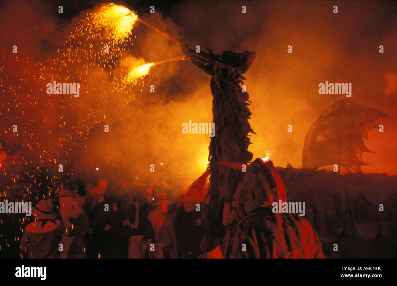 L'Arboc ball de diables Banque D'Images