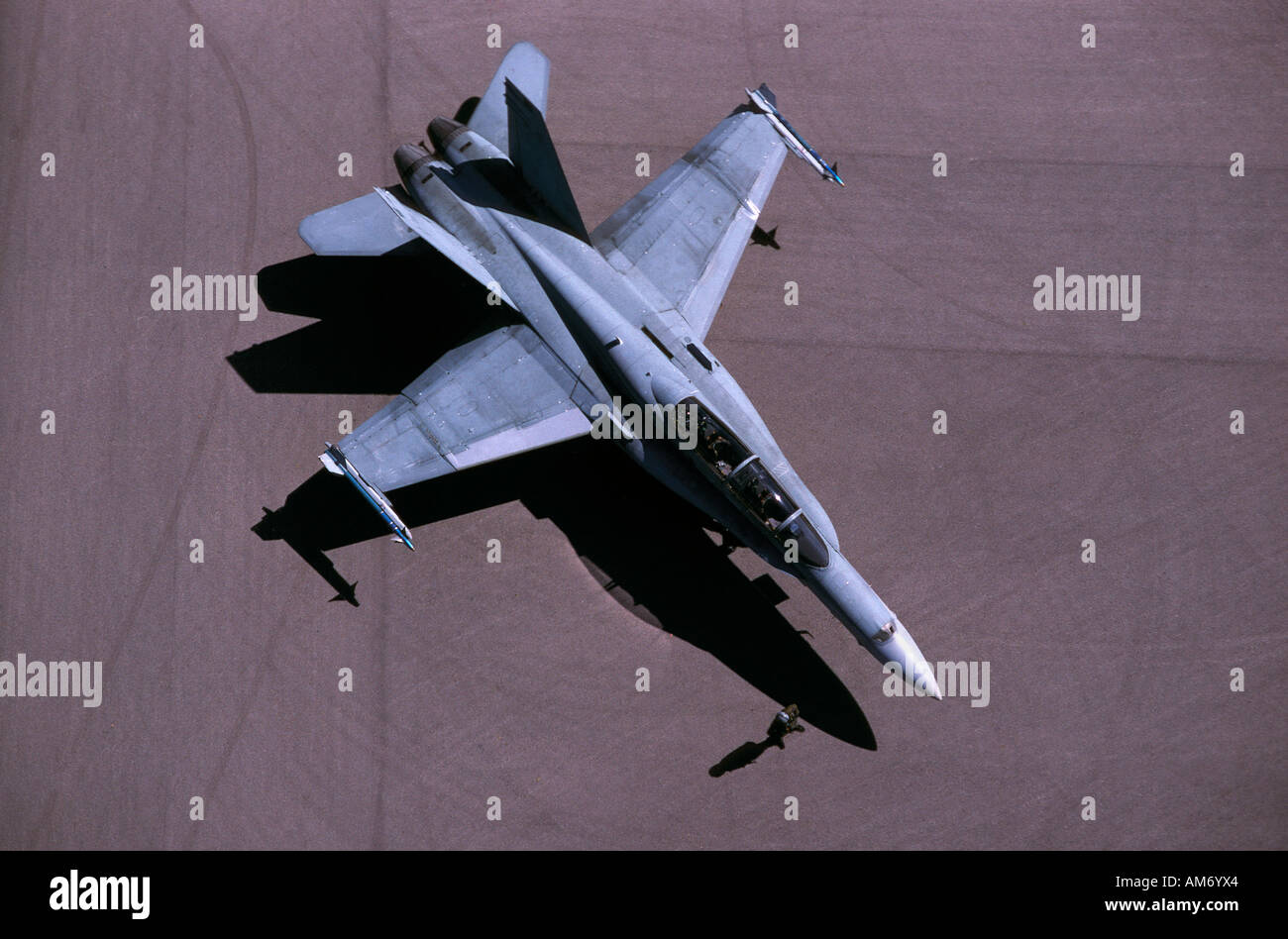 F/A-18 Hornet les chasseurs à réaction, la base de la RAAF de Tindal, près de Katherine, Territoire du Nord, Australie Banque D'Images