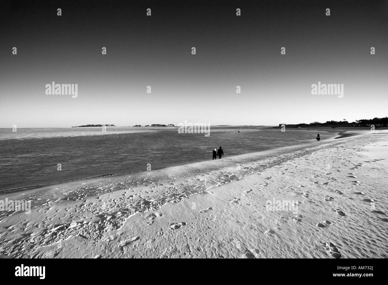 Une promenade le long du rivage Wells next the Sea Norfolk UK Banque D'Images