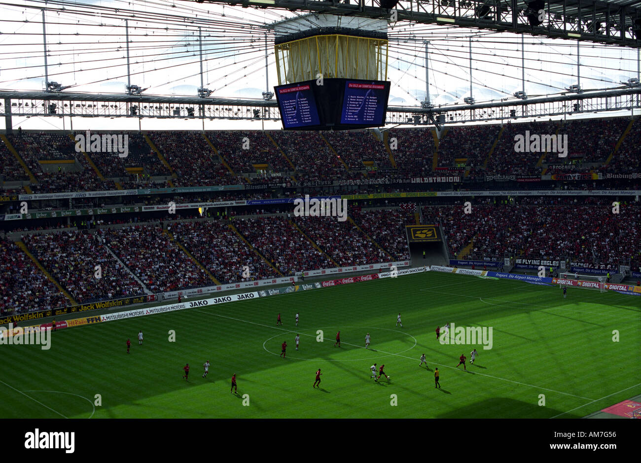 La Commerzbank-Arena, la capacité d'accueil de 52 000 Eintract Francfort football club, de l'Allemagne. Banque D'Images