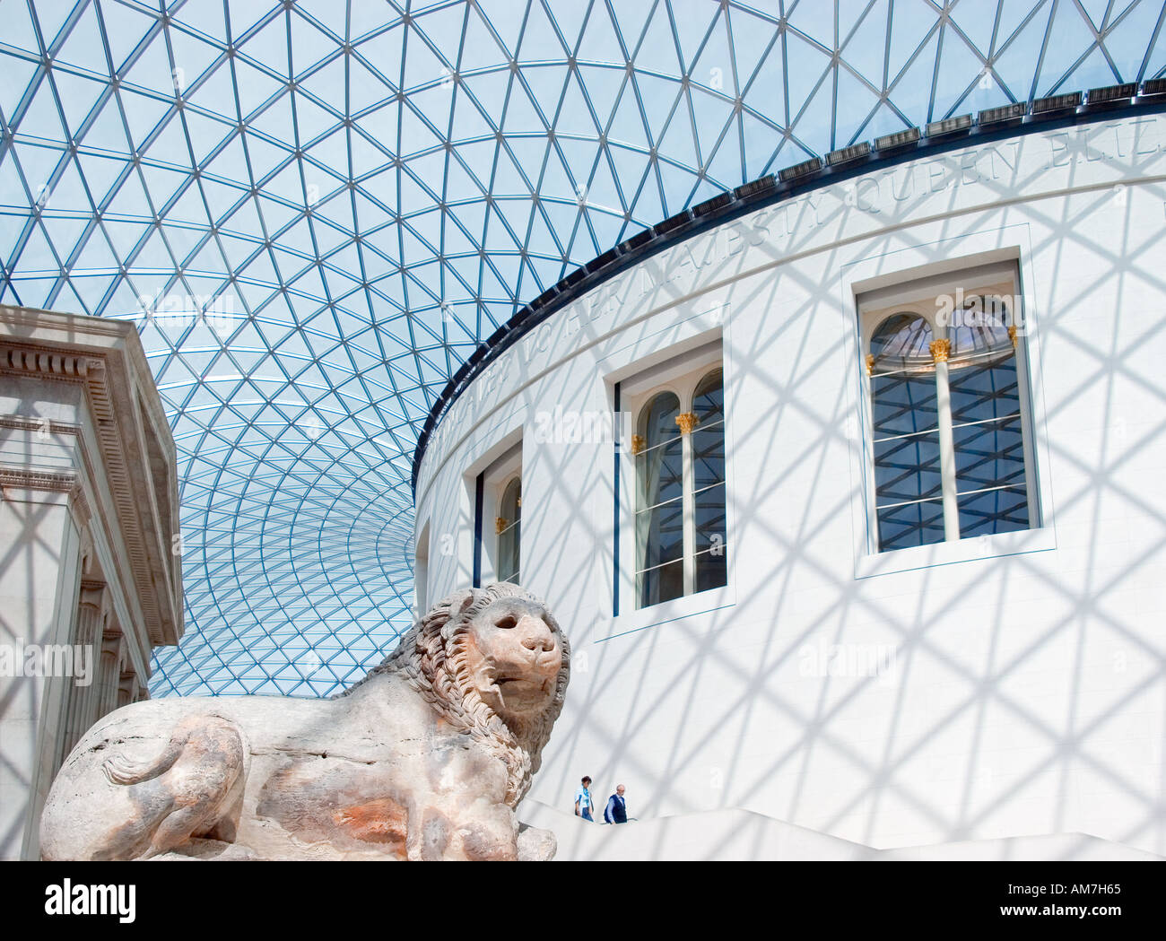 L'intérieur du British Museum Banque D'Images