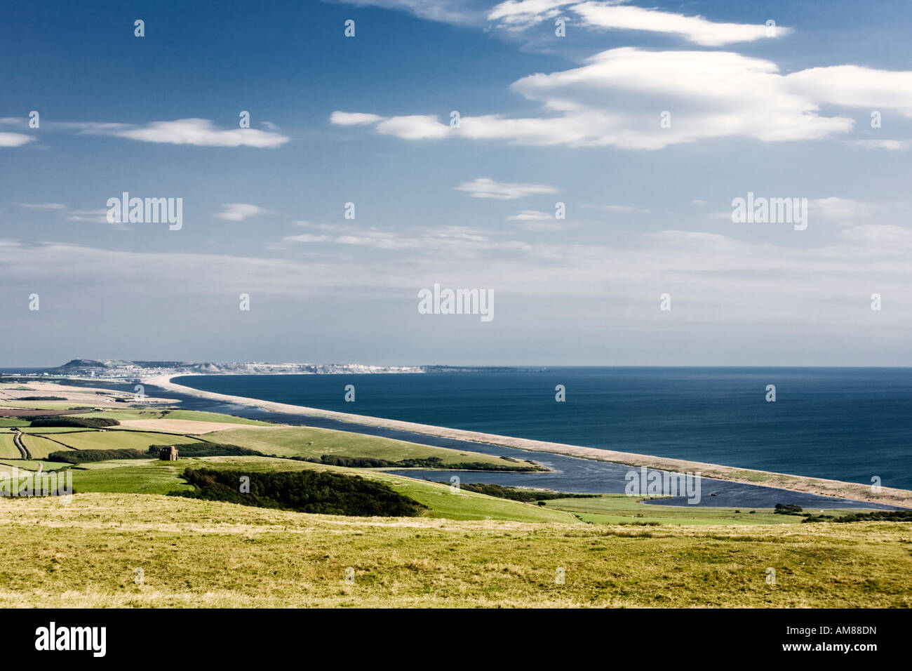 Plage de Chesil, Dorset, UK Banque D'Images