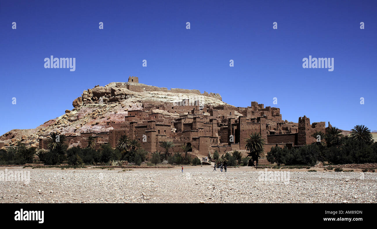 Site du patrimoine mondial de Ksar Ait Benhaddou, Maroc Banque D'Images