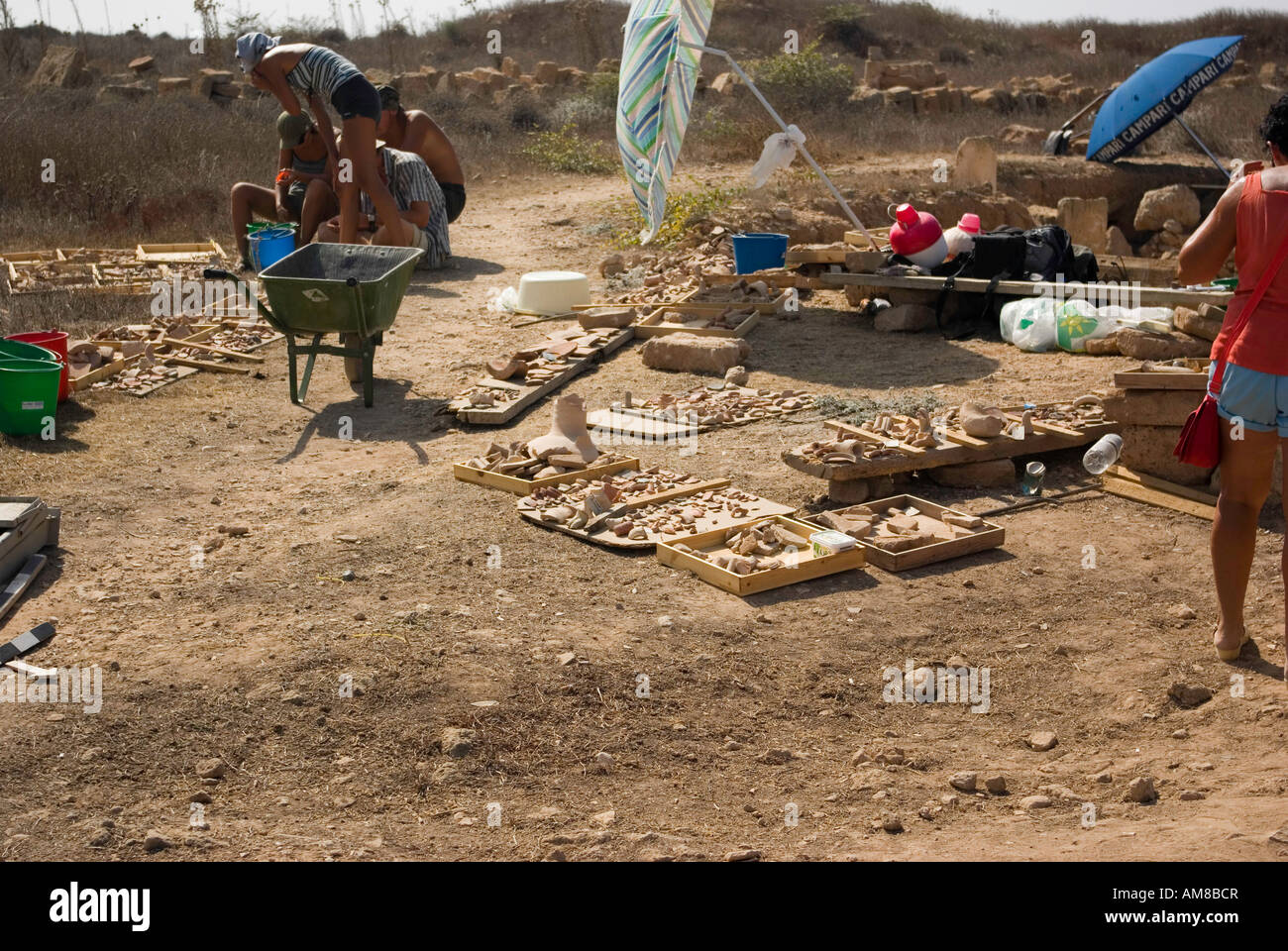 Site archéologique de Pafos Banque D'Images