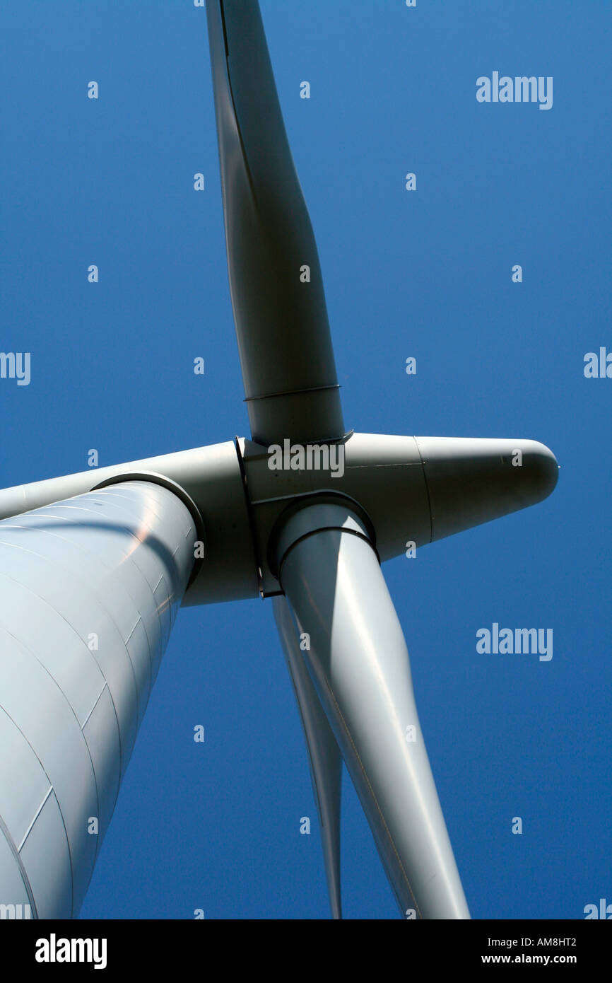 Vin turbine, Lambrigg Wind Farm, Lake District, Cumbria, England, UK Banque D'Images