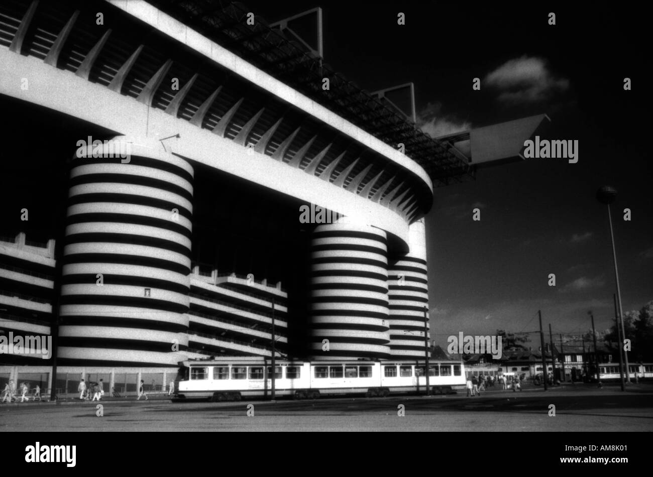 Stade de football San Siro à Milan Banque D'Images