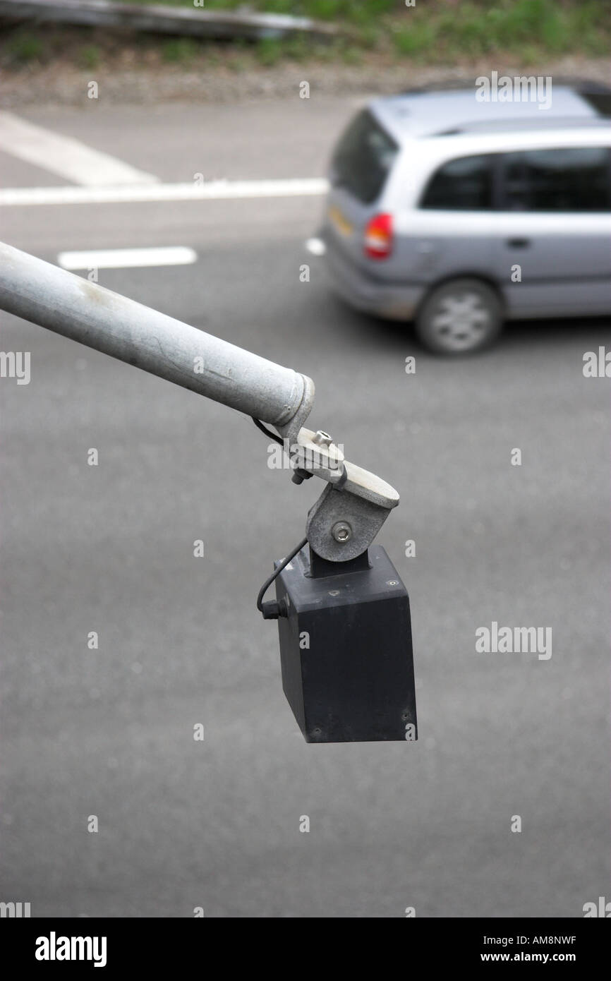 Embouteillage d'alerte rapide Transports au Pays de Galles Banque D'Images