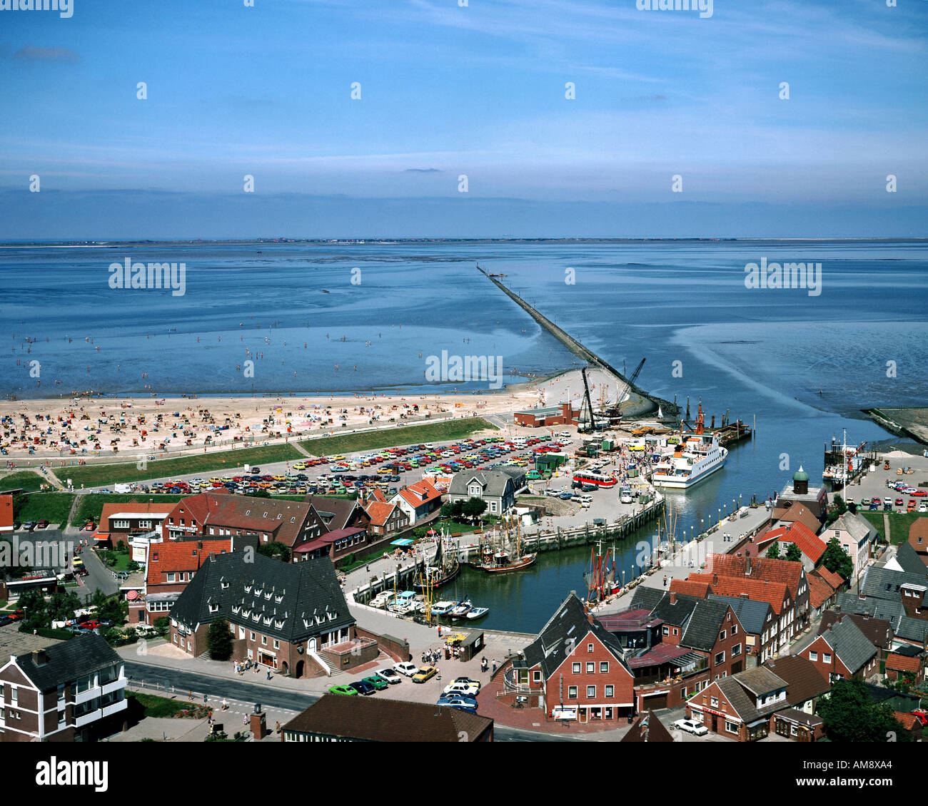 DE - Basse-saxe : Neuharlingersiel et Northsea Banque D'Images