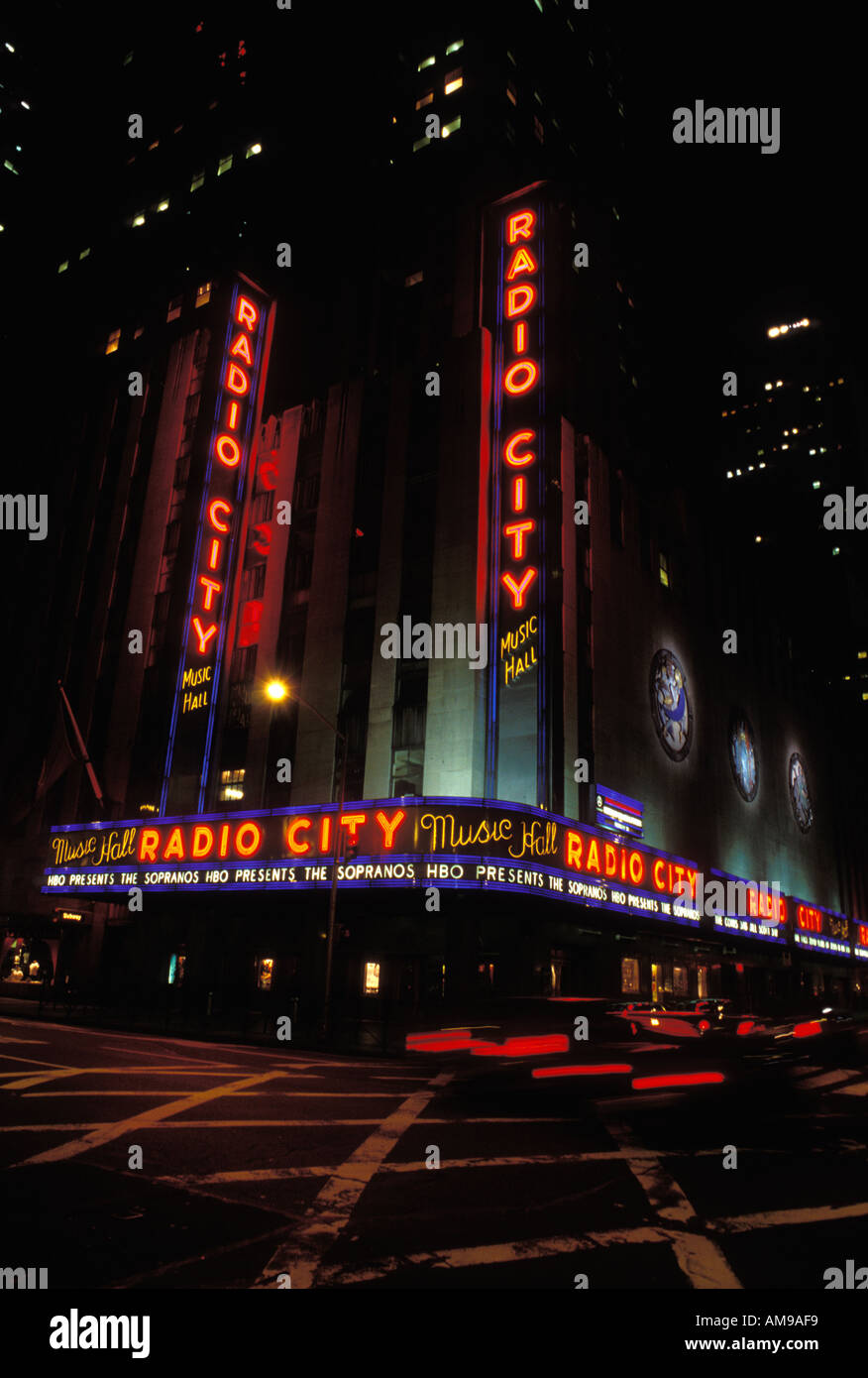 Radio City Music Hall de NYC Banque D'Images