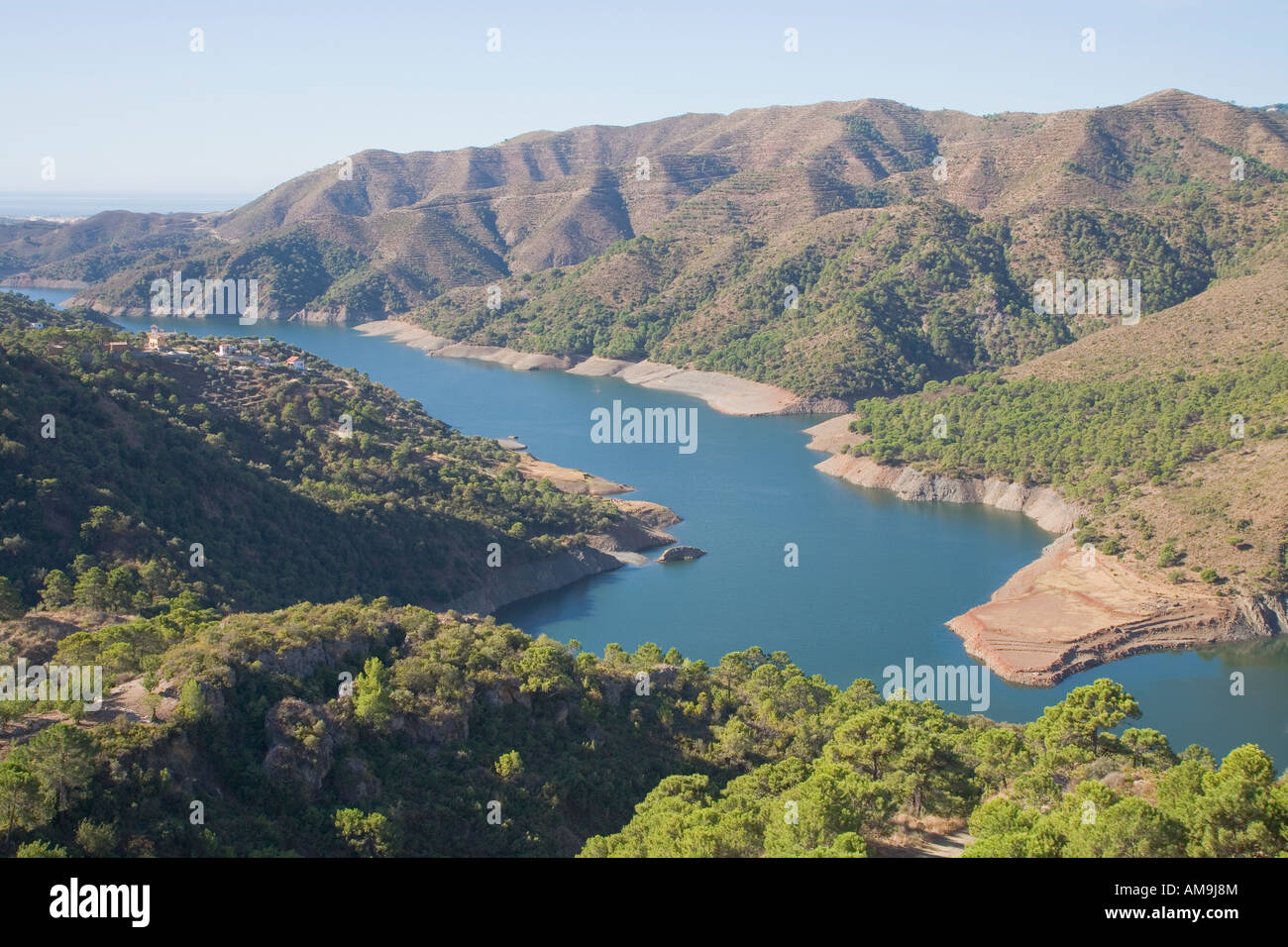 Près de Istan La province de Malaga Costa del Sol Espagne Embalse de la Concepcion Banque D'Images