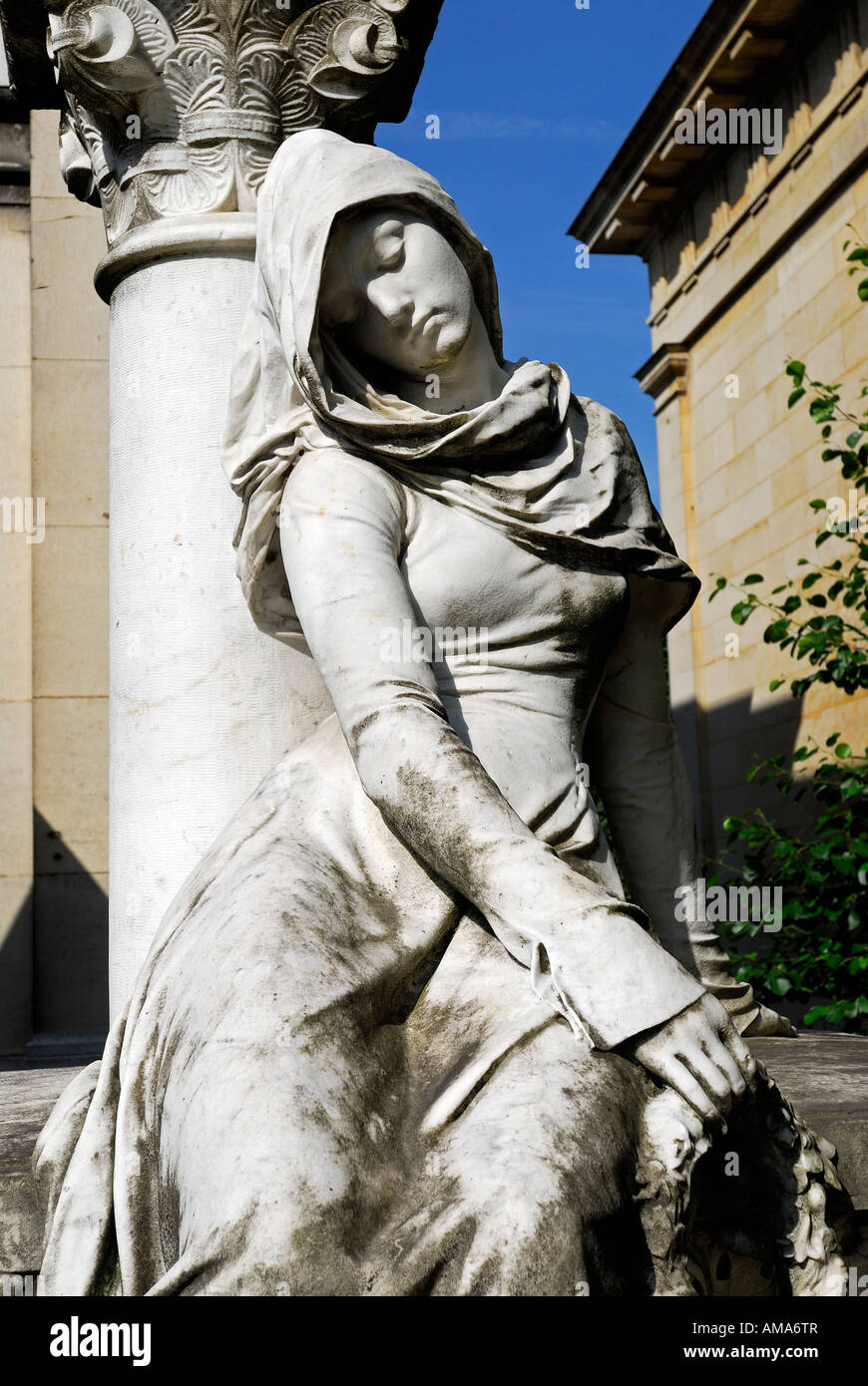 France, Paris, Pere Lachaise, Rachel sépulcre Banque D'Images