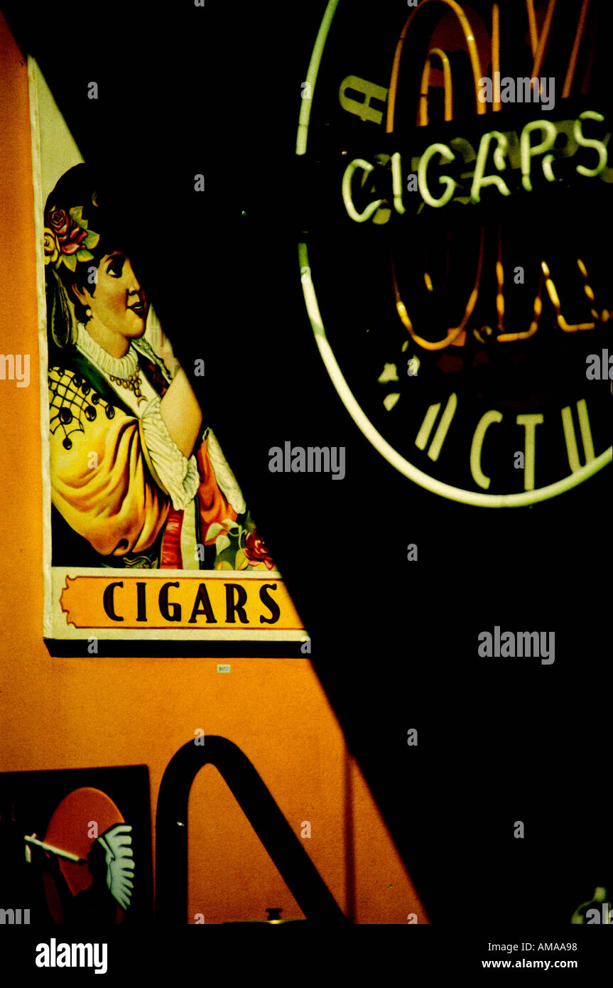 Boutique de cigares soho new york Banque D'Images
